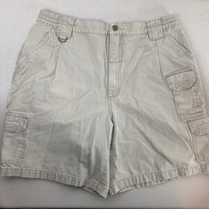 5.11 Tactical Cargo Shorts Mens 35 Khaki Tan Multi-Pocket Cotton Canvas Rugged